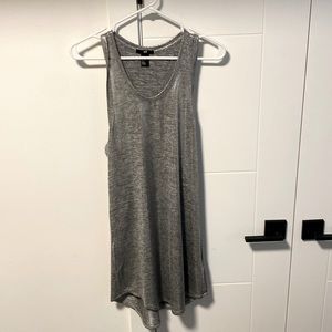 ⚫️ H&M ⚫️ silver metallic racer back dress - size small